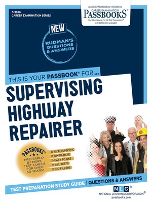 cover image of Supervising Highway Repairer